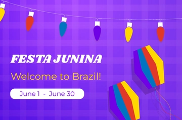 Free Festa Junina Event Banner Template to Edit Online Free Festa Junina Event Banner Template to Edit Online