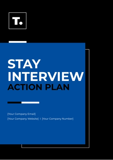 Free Stay Interview Action Plan Template to Edit Online