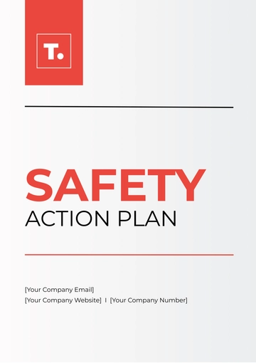 Free Safety Action Plan Template to Edit Online