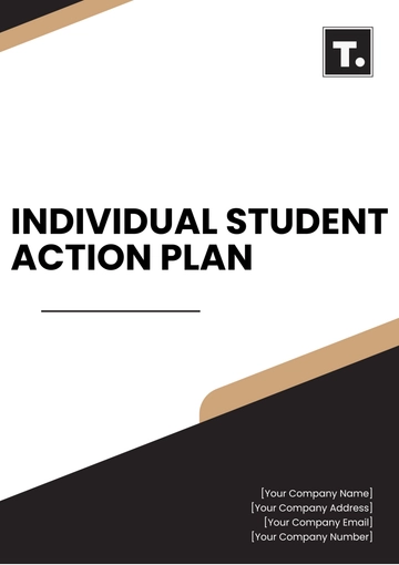 Free Individual Student Action Plan Template to Edit Online