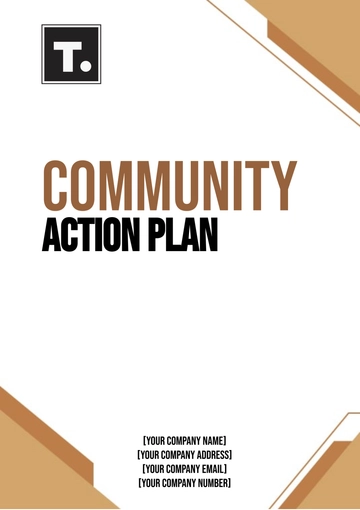 Free Community Action Plan Template to Edit Online
