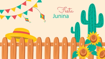 Free Holiday Festa Junina Background Template to Edit Online
