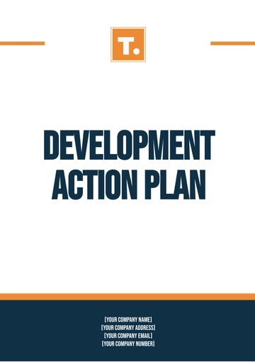 Free Development Action Plan Template to Edit Online