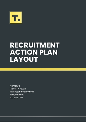 Free Recruitment Action Plan Layout Template to Edit Online