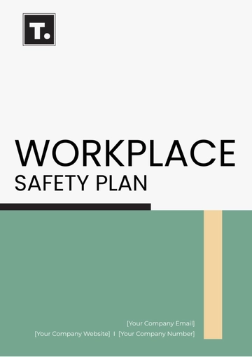 Free Workplace Safety Plan Template to Edit Online