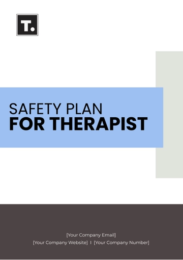 Free Safety Plan Template For Therapist to Edit Online