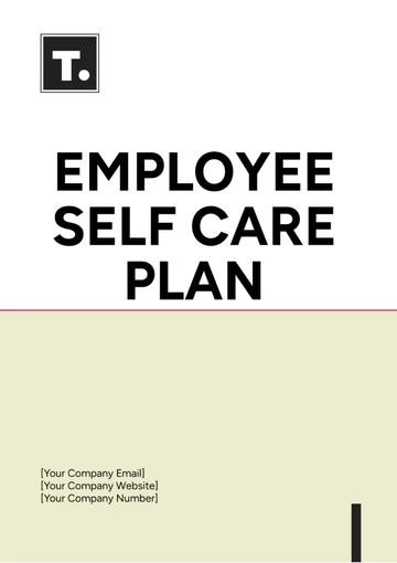 Free Employee Self Care Plan Template to Edit Online