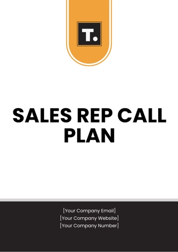 Free Sales Rep Call Plan Template to Edit Online