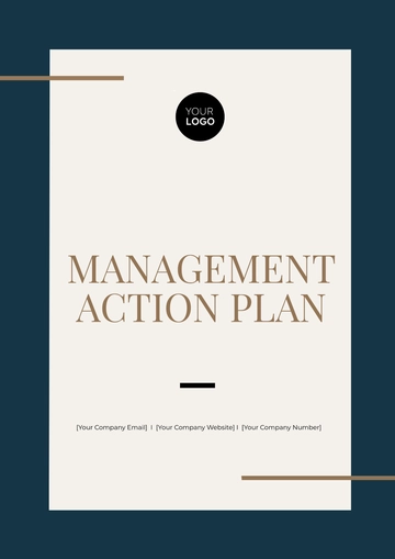 Free Management Action Plan Template to Edit Online