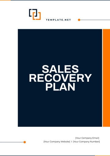 Free Sales Recovery Plan Template to Edit Online