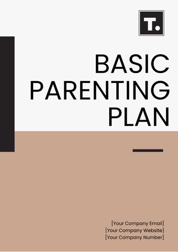 Free Basic Parenting Plan Template to Edit Online