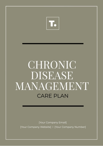 Free Chronic Disease Management Care Plan Template to Edit Online