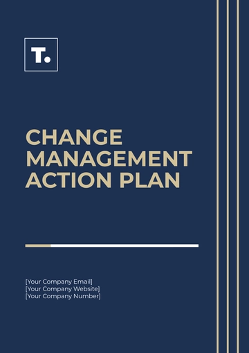 Free Change Management Action Plan Template to Edit Online