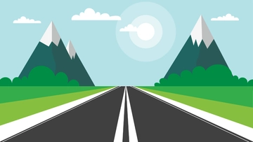 Free Animated Road Background to Edit Online