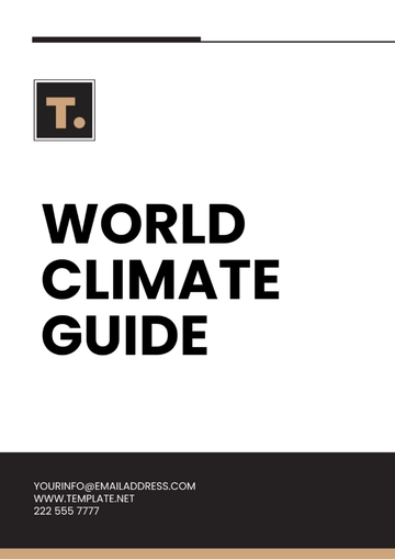 Free World Climate Guide Template to Edit Online