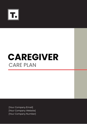 Free Caregiver Care Plan Template to Edit Online