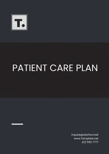 Free Patient Care Plan Template to Edit Online