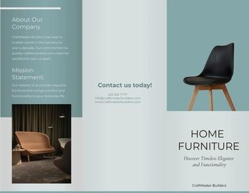 Free Home Furniture Brochure Template to Edit Online Free Home Furniture Brochure Template to Edit Online