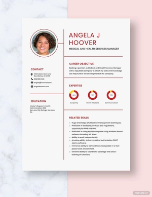 Medical and Health Services Manager Resume
