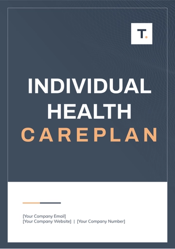 Free Individual Health Care Plan Template to Edit Online