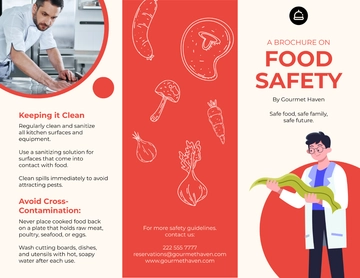 Free Food Safety Brochure Template to Edit Online