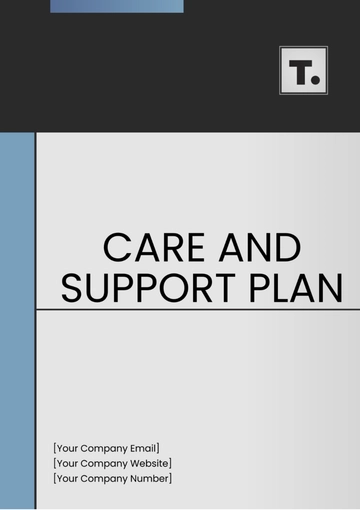 Free Care And Support Plan Template to Edit Online