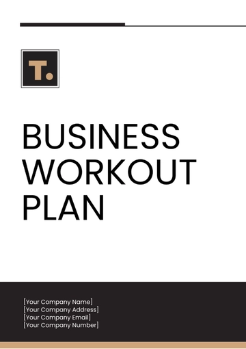 Free Business Workout Plan Template to Edit Online
