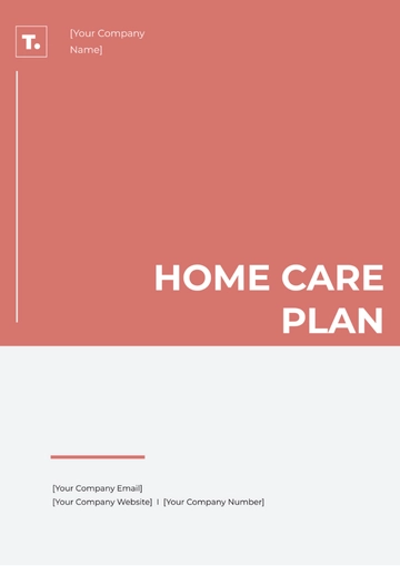 Free Home Care Care Plan Template to Edit Online
