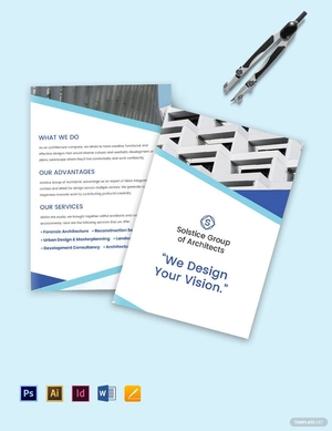 Creative Architecture Bi-Fold Brochure Template