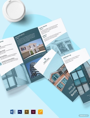 Industrial & Commercial Bi-Fold Brochure Template