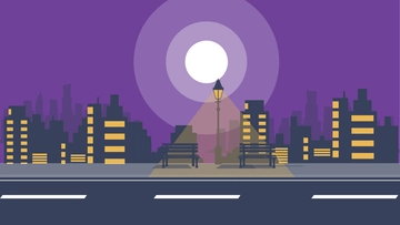 Free Night Road Background to Edit Online