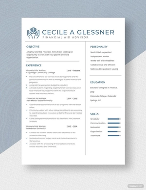 Financial Aid Advisor Resume