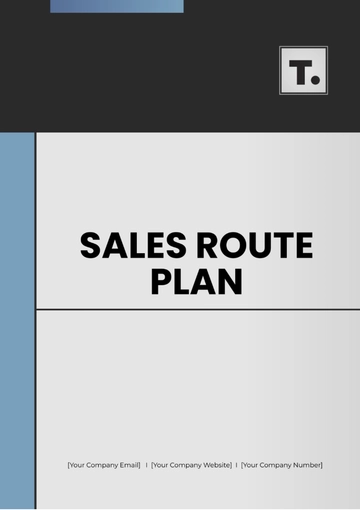 Free Sales Route Plan Template to Edit Online