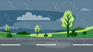 Free Rainy Road Background to Edit Online
