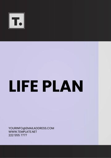 Free Life Plan Template to Edit Online