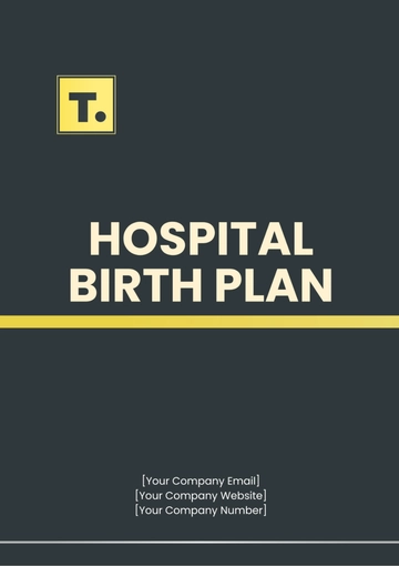 Free Hospital Birth Plan Template to Edit Online