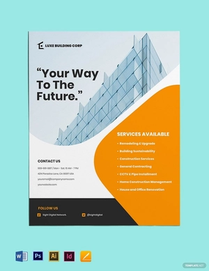 Contractor Flyer Template