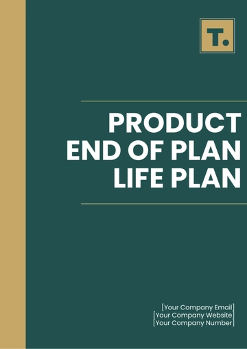 Free Product End Of Life Plan Template to Edit Online