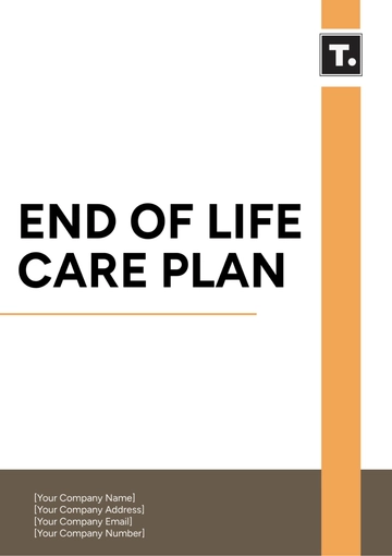 Free End Of Life Care Plan Template to Edit Online