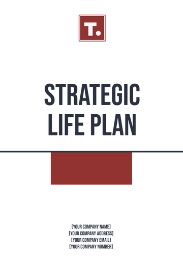 Free Strategic Life Plan Template to Edit Online