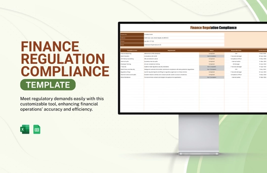 Finance Regulation Compliance Template