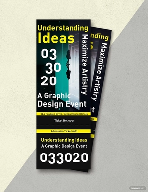 Event Admission Ticket Template