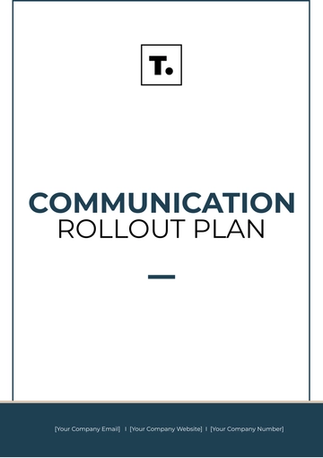 Free Communication Rollout Plan Template to Edit Online