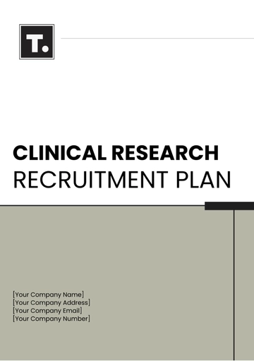 Free Clinical Research Recruitment Plan Template to Edit Online