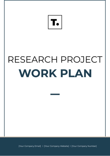 Free Research Project Work Plan Template to Edit Online