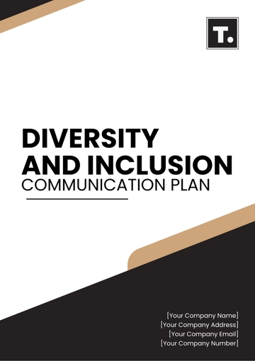 Free Diversity And Inclusion Communication Plan Template to Edit Online