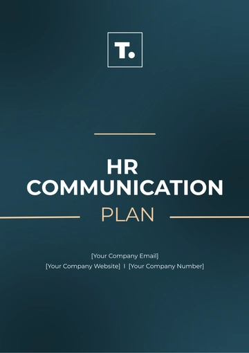 Free HR Communication Plan Template to Edit Online