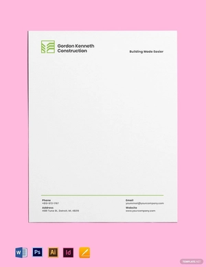 Building Letterhead Template