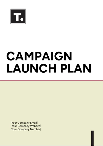 Free Campaign Launch Plan Template to Edit Online