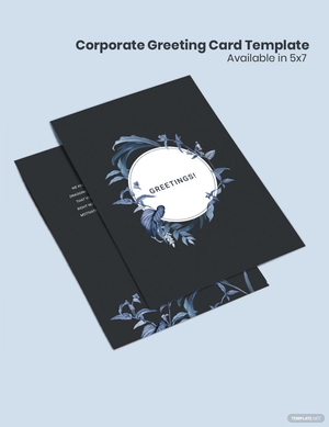 Corporate Greeting Card Template